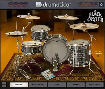 Black Oyster Drum Kit thumbnail