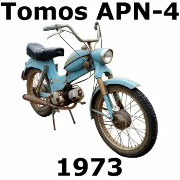 Tomos APN-4 1973 moped motorcycle thumbnail