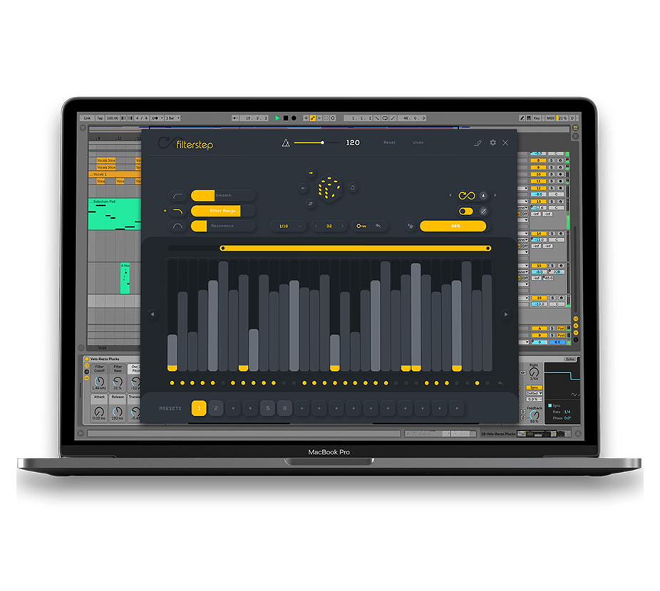 Audiomodern - Filter Step Plugins & FX Software GUI Artwork