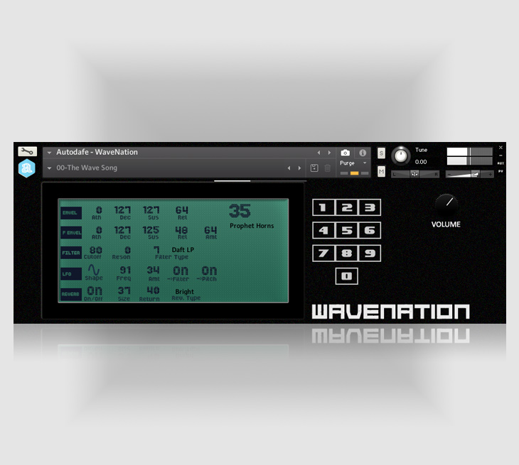 Autodafe  - WaveNation Kontakt Instruments Software GUI Artwork