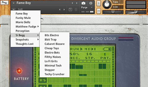Divergent Audio Group - Fameboy Screenshot 6