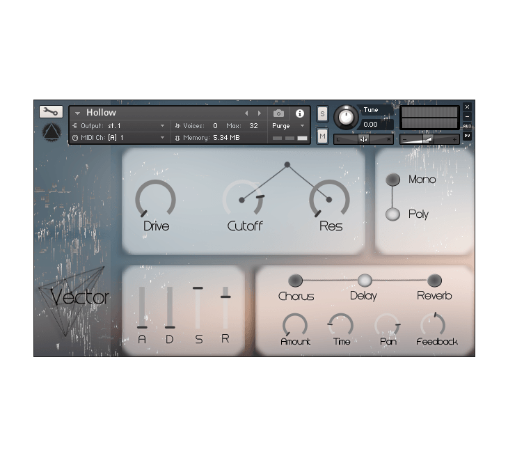 Error Box Samples - Vector Kontakt Instruments Software GUI Artwork