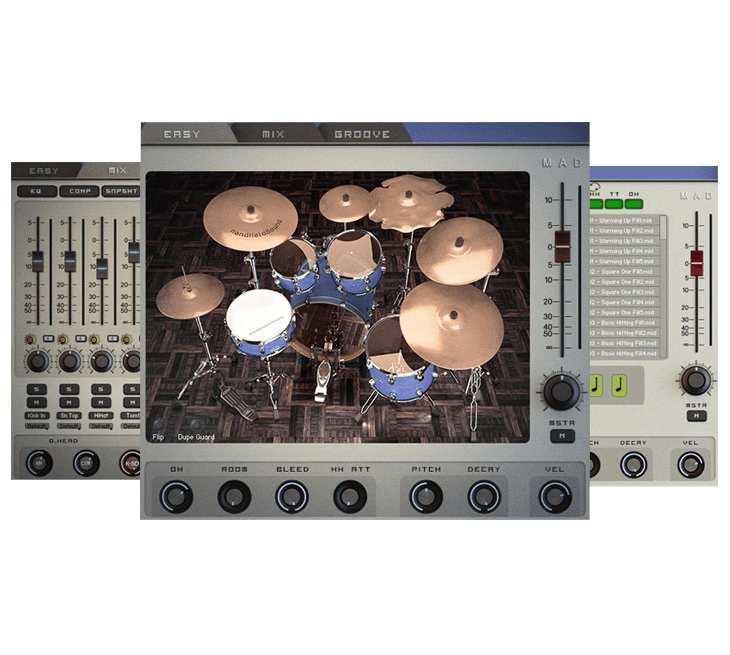 Handheld Sound - MAD – RocknFunk Kontakt Instruments Software GUI Artwork