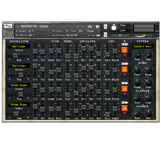 Hideaway Studio - Micro-5K Kontakt Instruments Software GUI Artwork