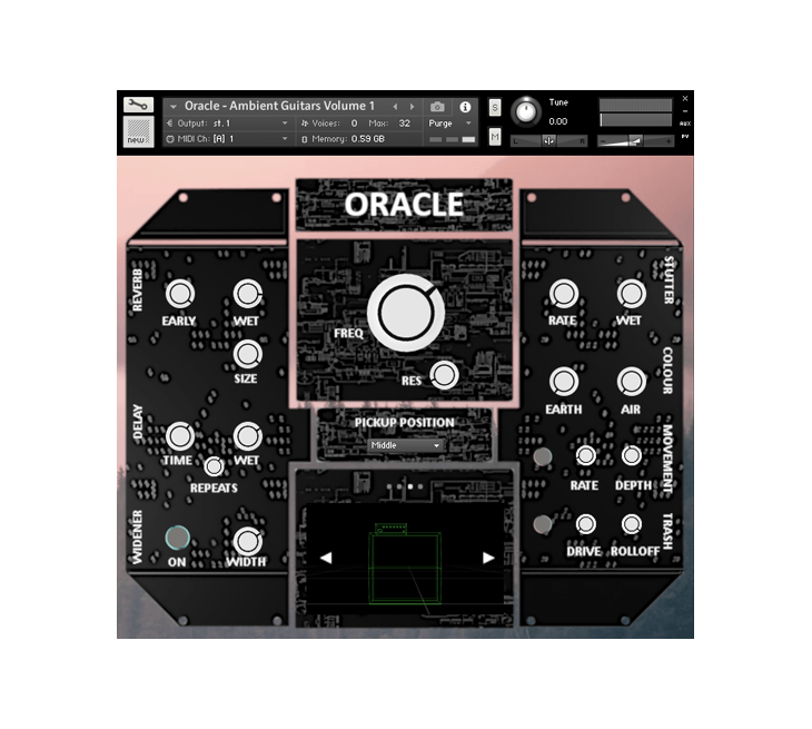 Iamlamprey - Oracle Kontakt Instruments Software GUI Artwork