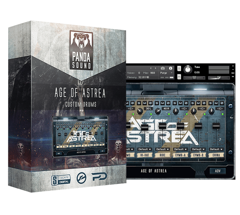 Panda Sound - Age of Astrea Kit Kontakt Instruments Software GUI Artwork