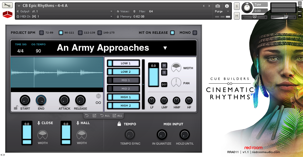 Red Room Audio - Cue Builders Cinematic Rhythms Screenshot 2