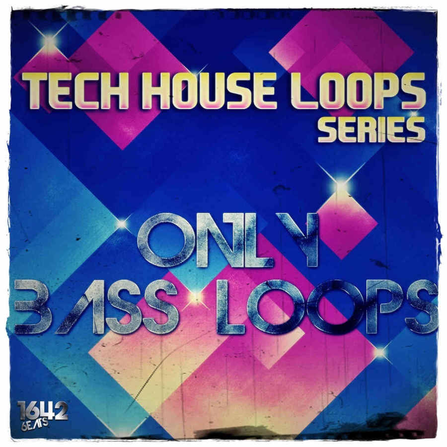 1642 Beats - Tech House Loops Series - Only Bass Loops Sample Packs Software GUI Artwork