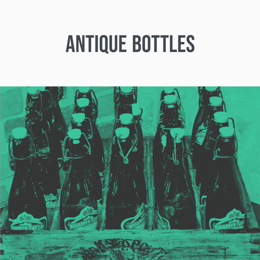 344 SFX - Antique Bottles Sample Packs Software GUI Artwork