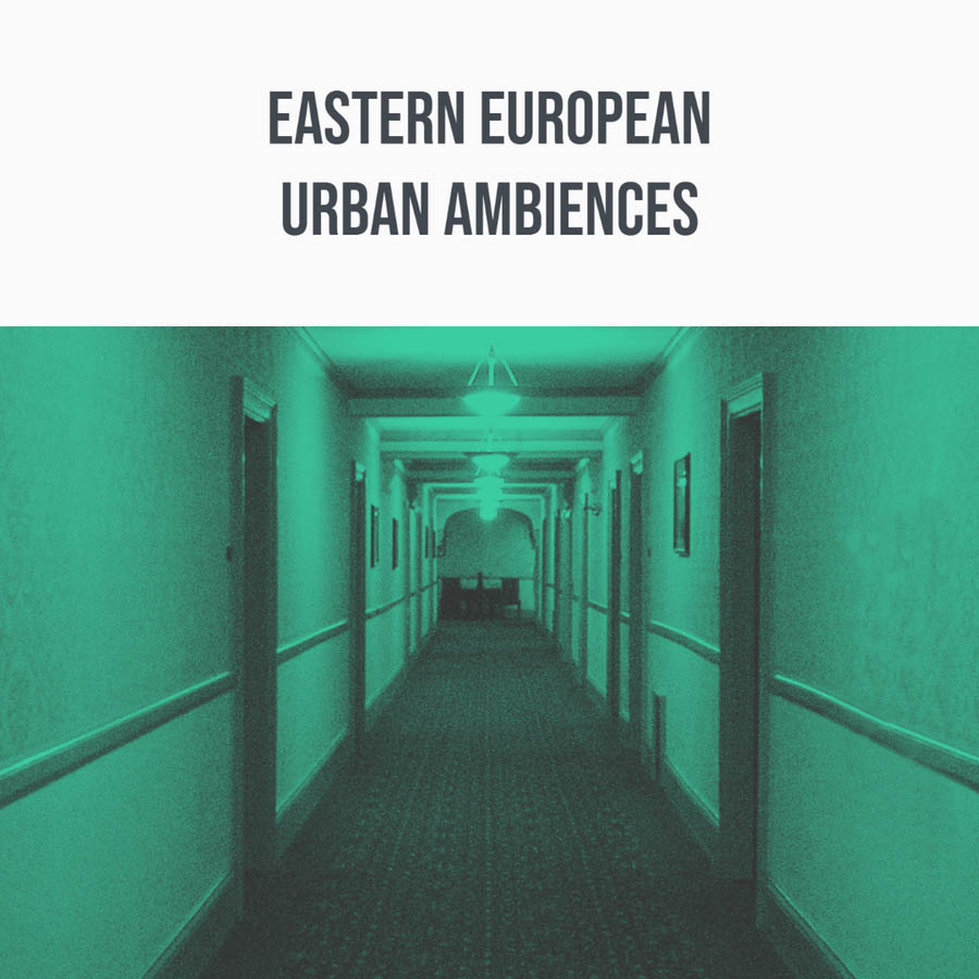 344 SFX - Eastern European Urban Ambiences Sample Packs Software GUI Artwork