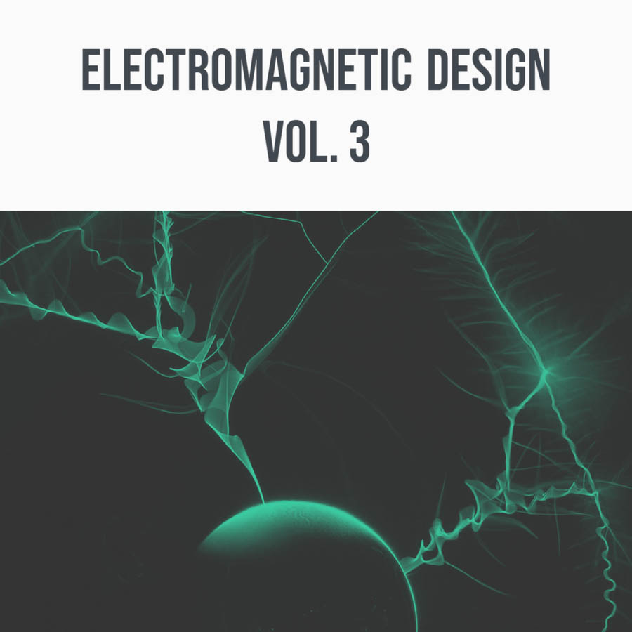 344 SFX - Electromagnetic Design Vol. 3 Sample Packs Software GUI Artwork