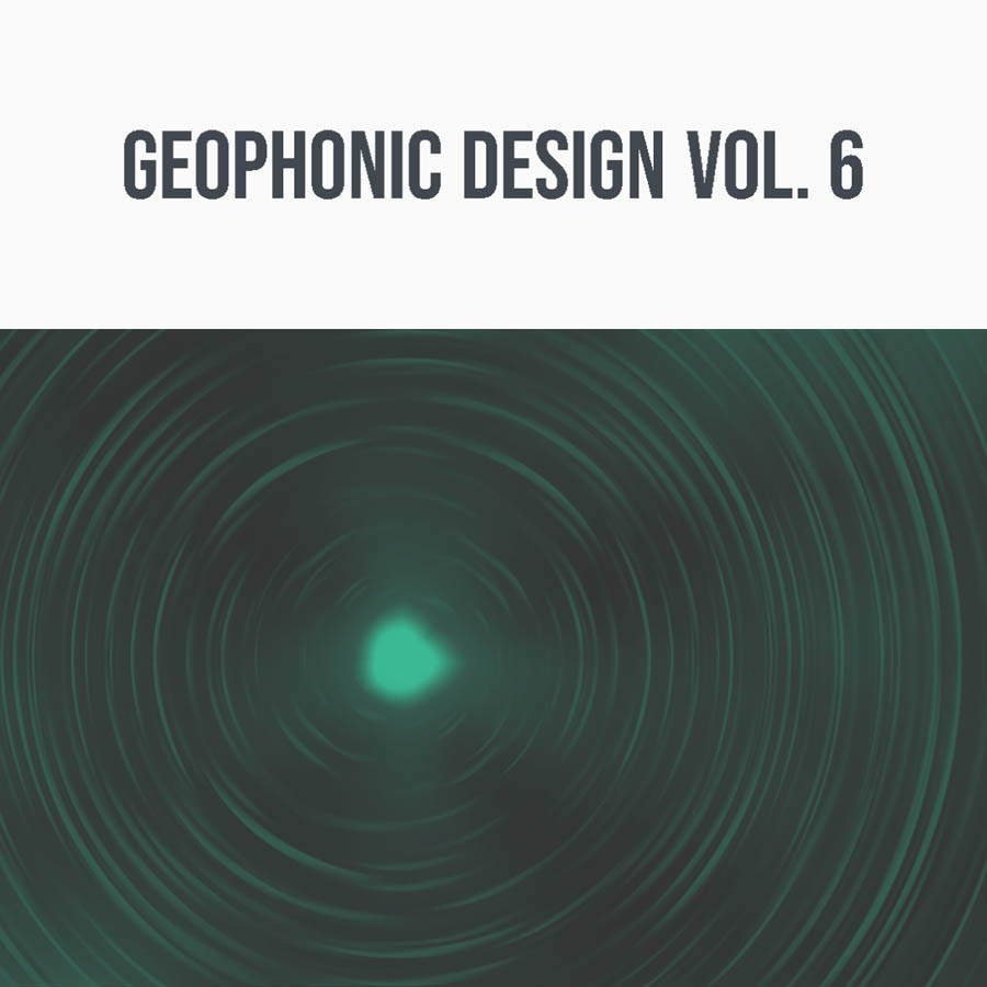 344 SFX - Geophonic Design Vol. 6 Sample Packs Software GUI Artwork