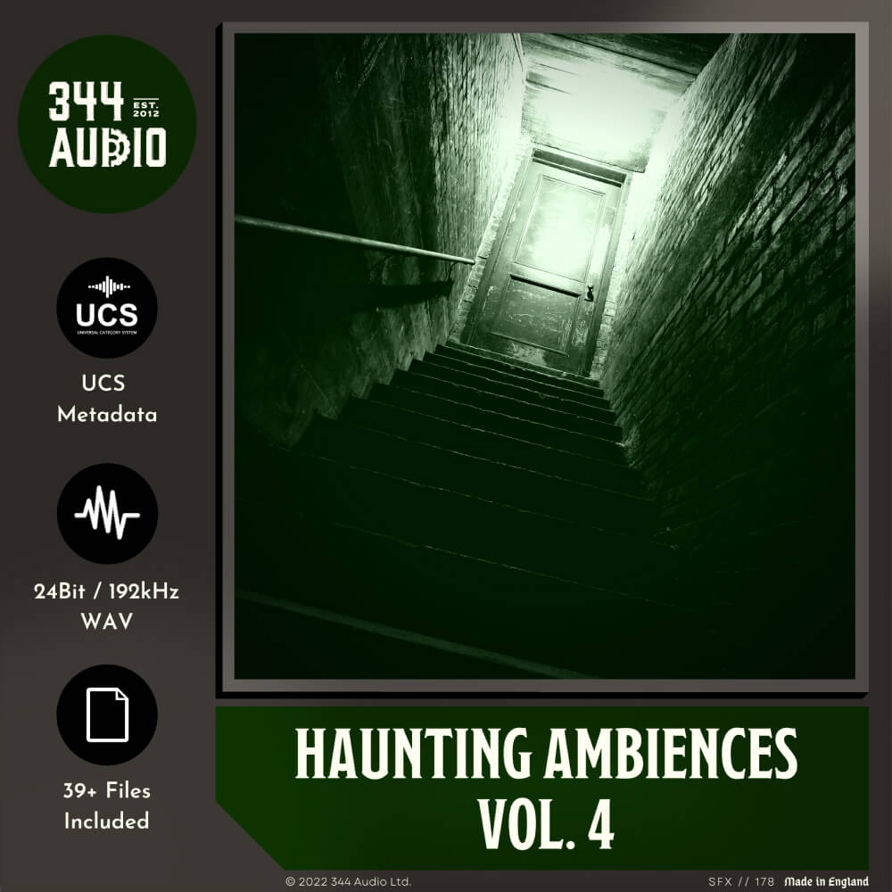 344 SFX - Haunting Ambiences Vol. 4 Sample Packs Software GUI Artwork