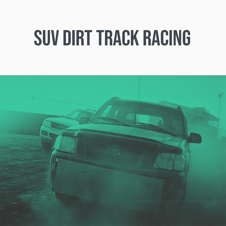 344 SFX - SUV Dirt Track Racing Sample Packs Software GUI Artwork