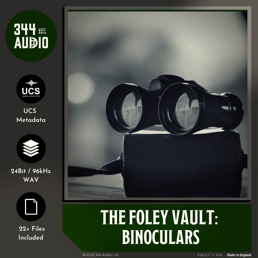 344 SFX - The Foley Vault: Binoculars Sample Packs Software GUI Artwork