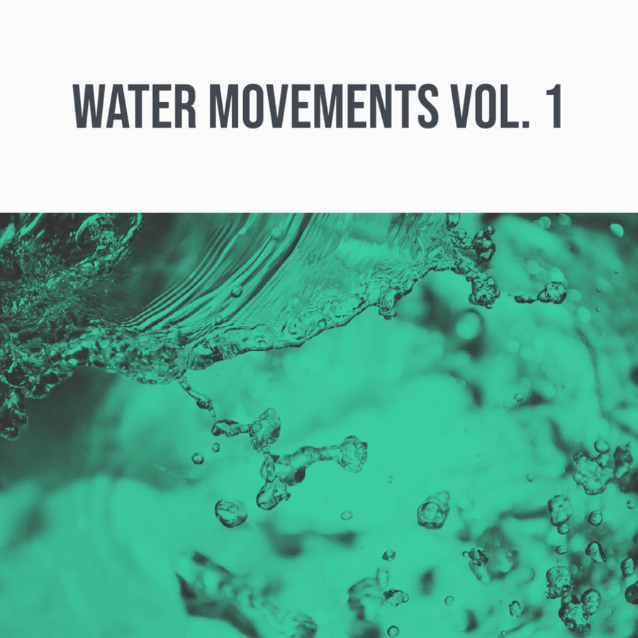 344 SFX - Water Movements Vol. 1 Sample Packs Software GUI Artwork