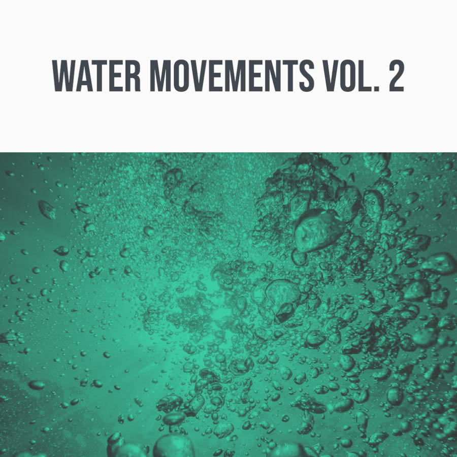 344 SFX - Water Movements Vol. 2 Sample Packs Software GUI Artwork