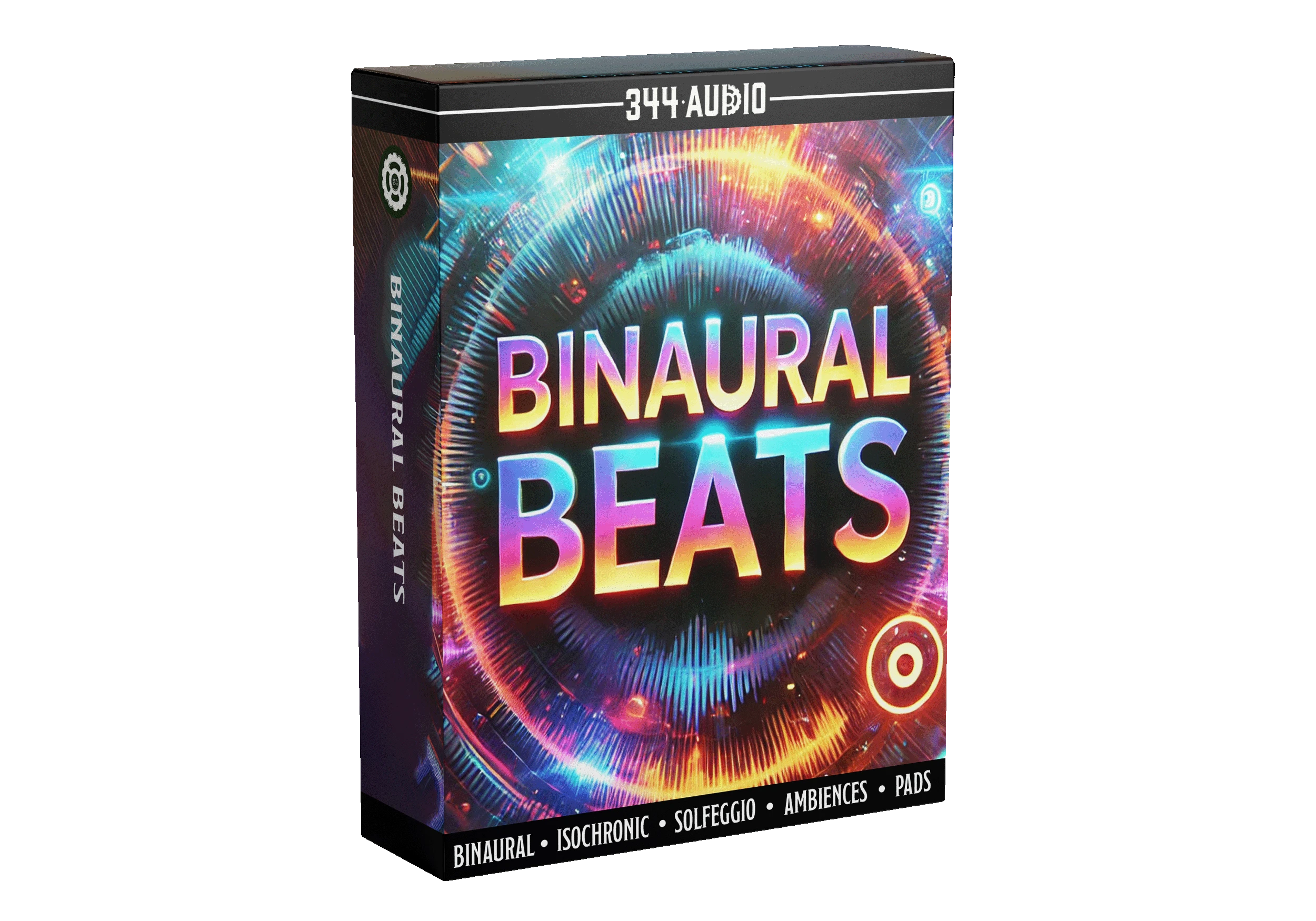 344 SFX - Binaural Beats Sample Packs Software GUI Artwork