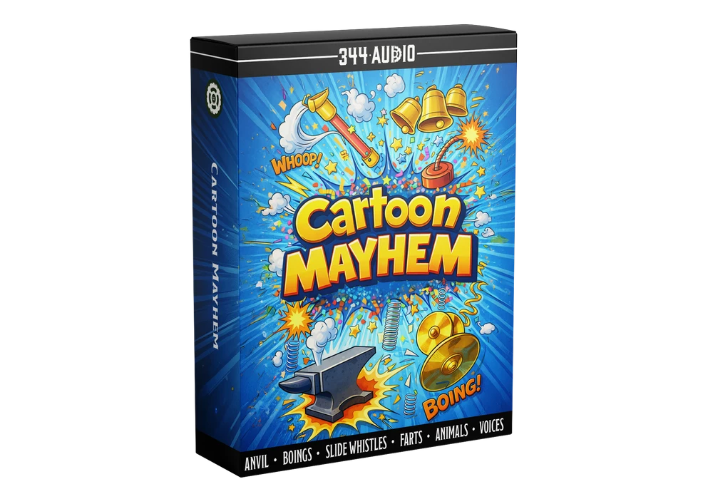 344 SFX - Cartoon Mayhem - Complete Sample Packs Software GUI Artwork