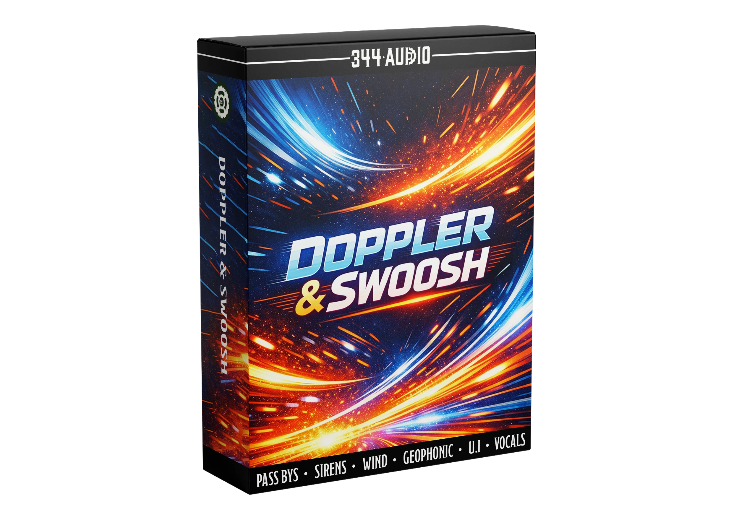 344 SFX - Doppler & Swoosh - Complete Sample Packs Software GUI Artwork
