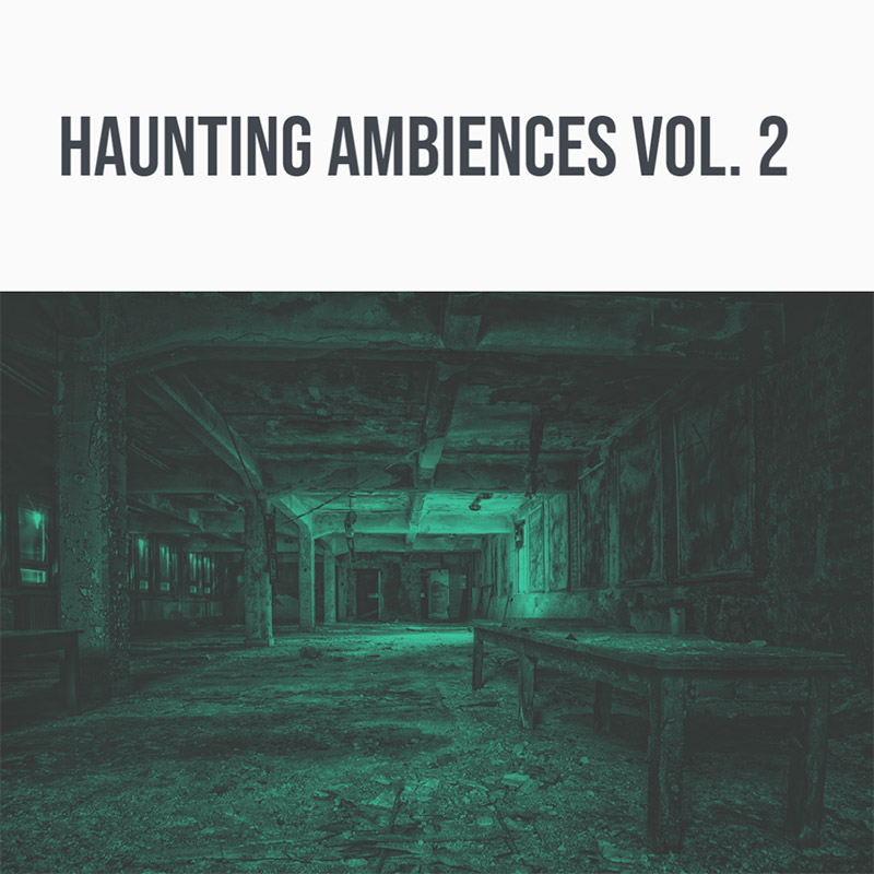 344 SFX - Haunting Ambiences Vol. 2 Sample Packs Software GUI Artwork