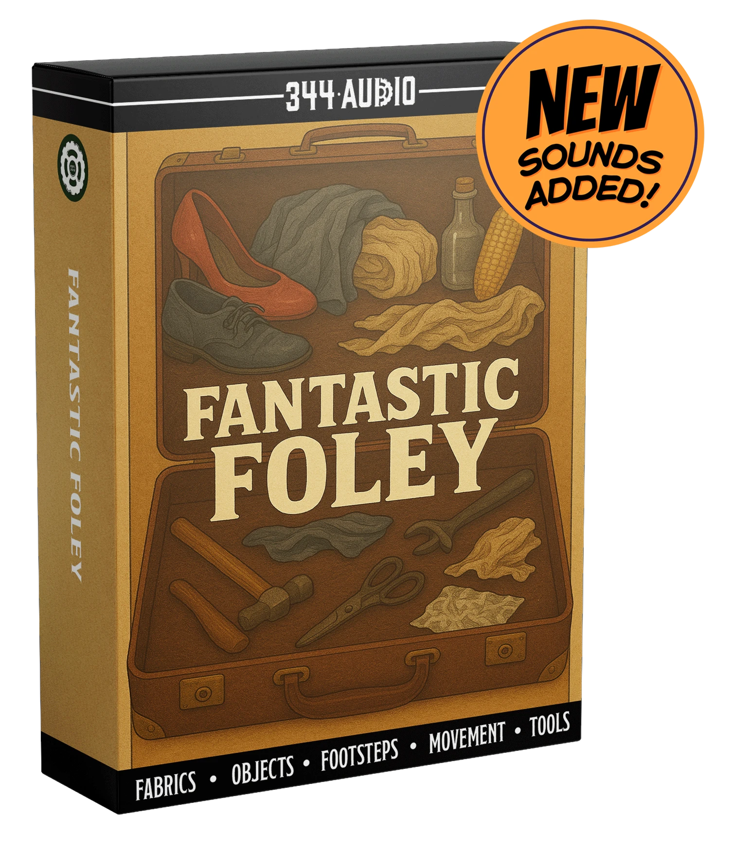 344 SFX - Fantastic Foley Sample Packs Software GUI Artwork