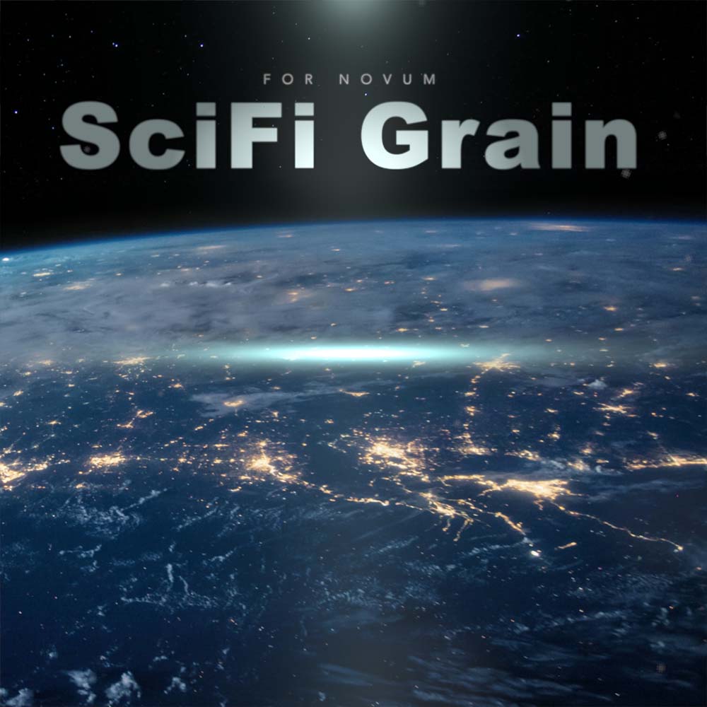 808 Electroware - SciFi Grain Presets Software GUI Artwork
