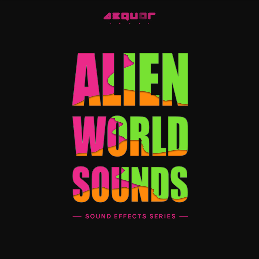 Aequor Sound - Alien World Sounds Sample Packs Software GUI Artwork