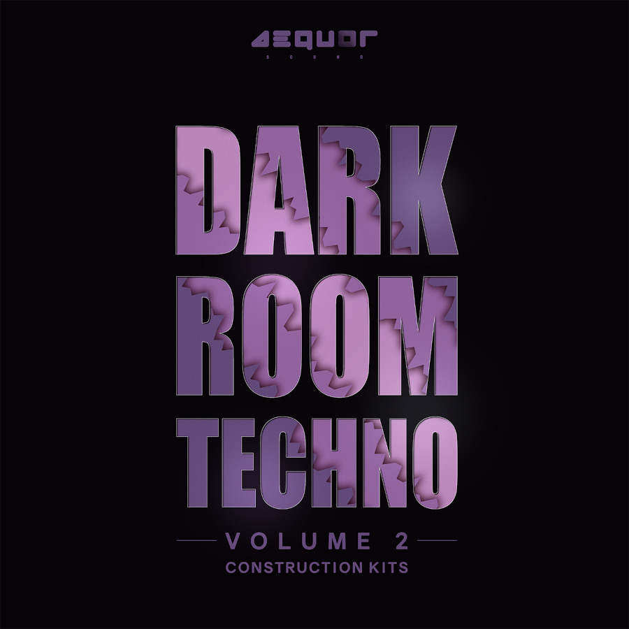Aequor Sound - Dark Room Techno 2 Sample Packs Software GUI Artwork