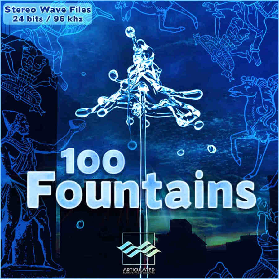Articulated Sounds - 100 Fountains Sample Packs Software GUI Artwork