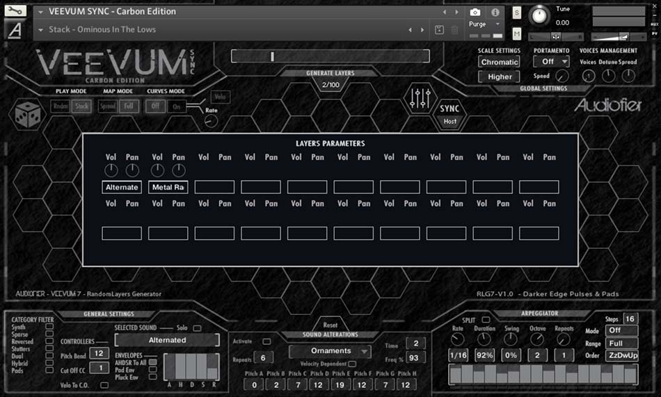 Audiofier - Veevum Sync - Carbon Edition Screenshot 2