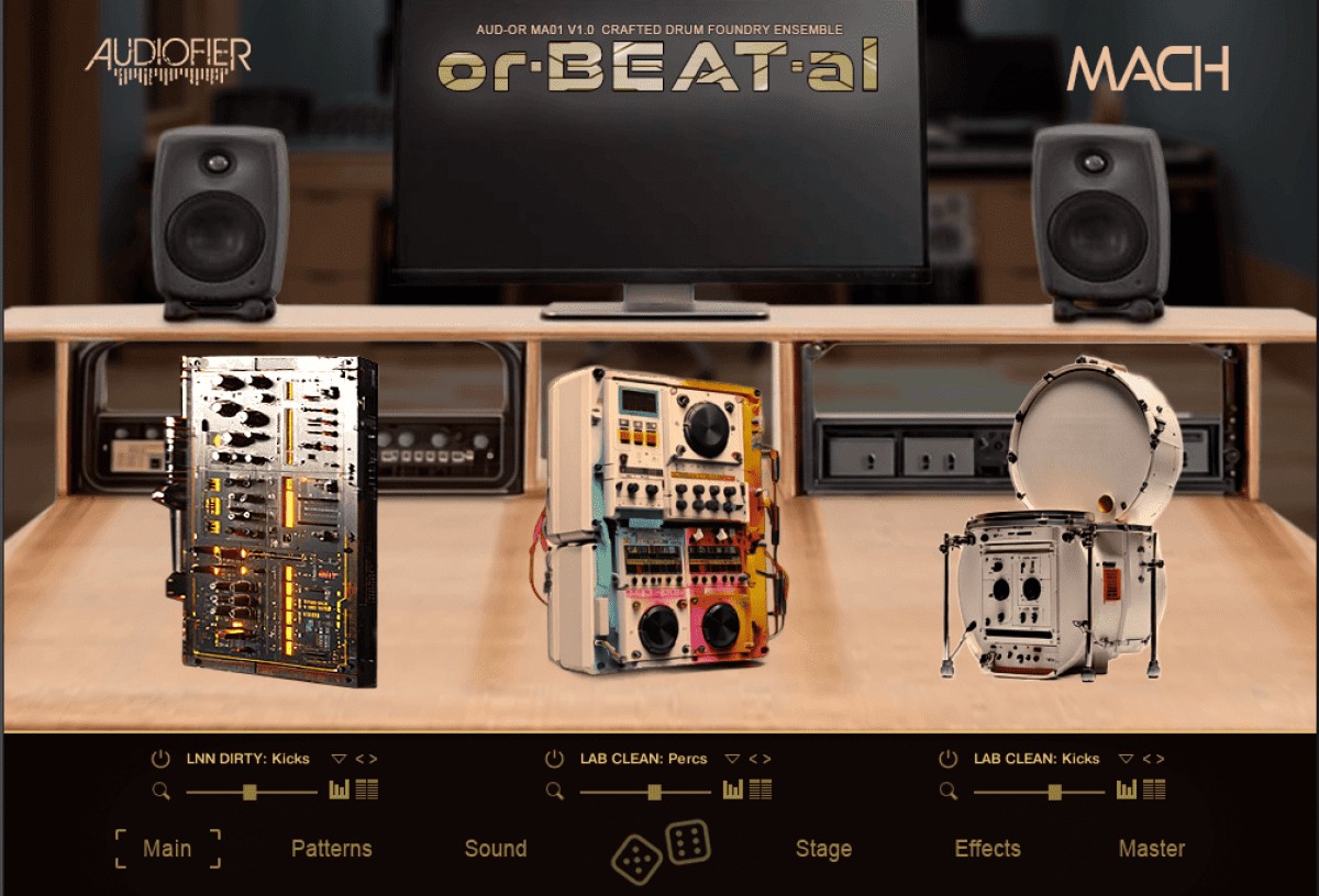 Audiofier - OrBEATal Mach Kontakt Instruments Software GUI Artwork