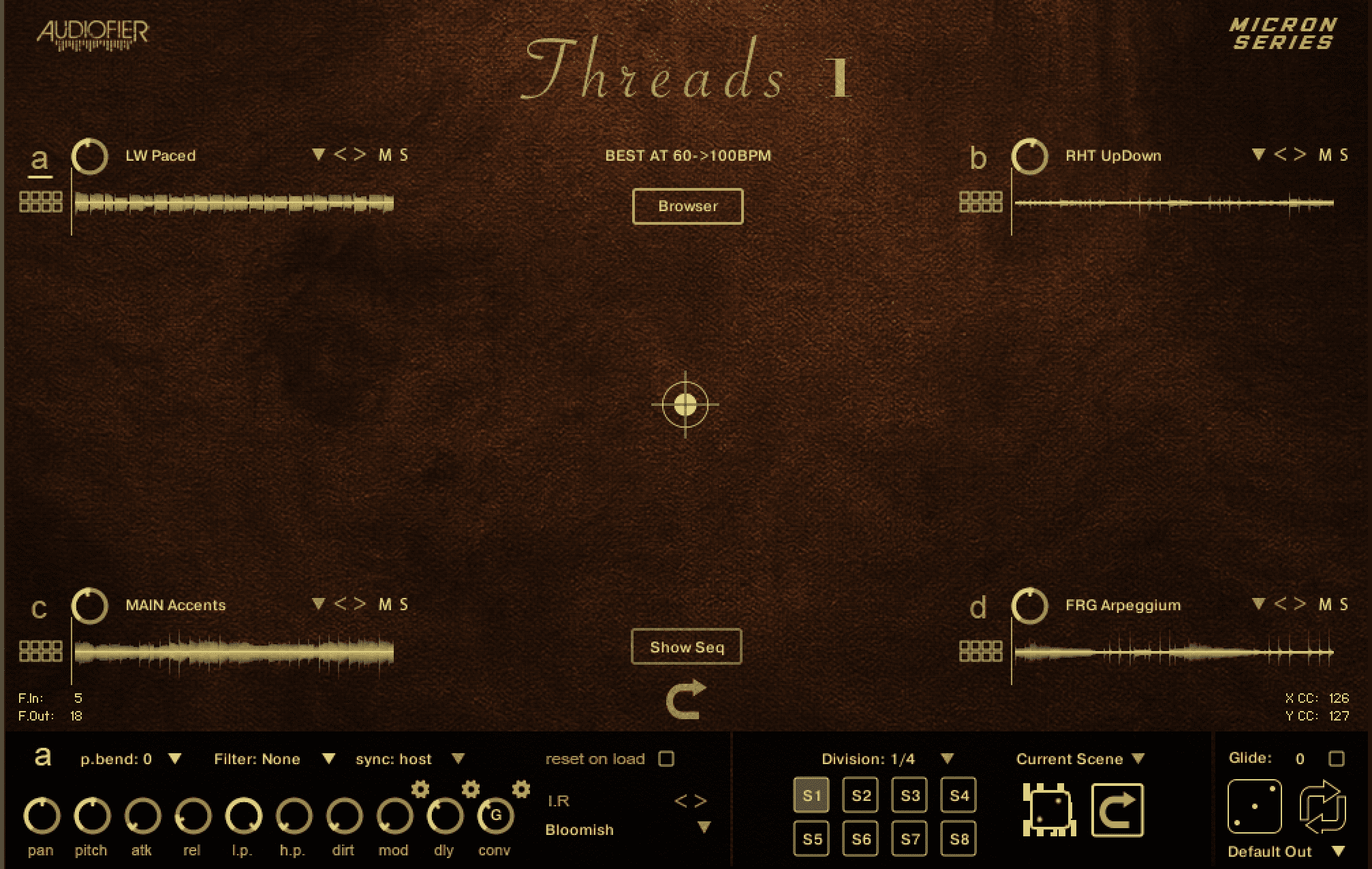 Audiofier - Micron – Threads 1 Kontakt Instruments Software GUI Artwork
