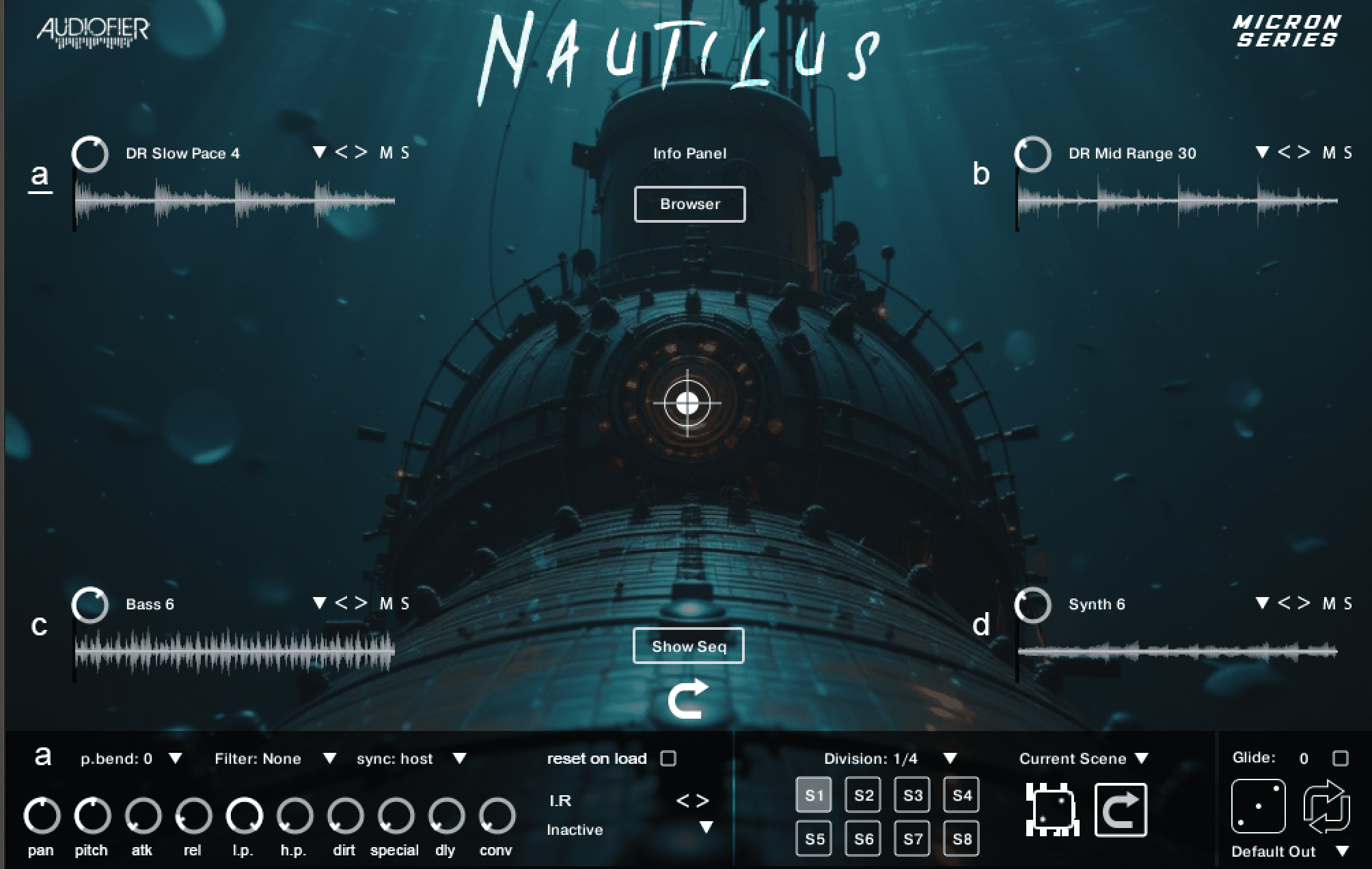 Audiofier - Micron – Nautilus Kontakt Instruments Software GUI Artwork