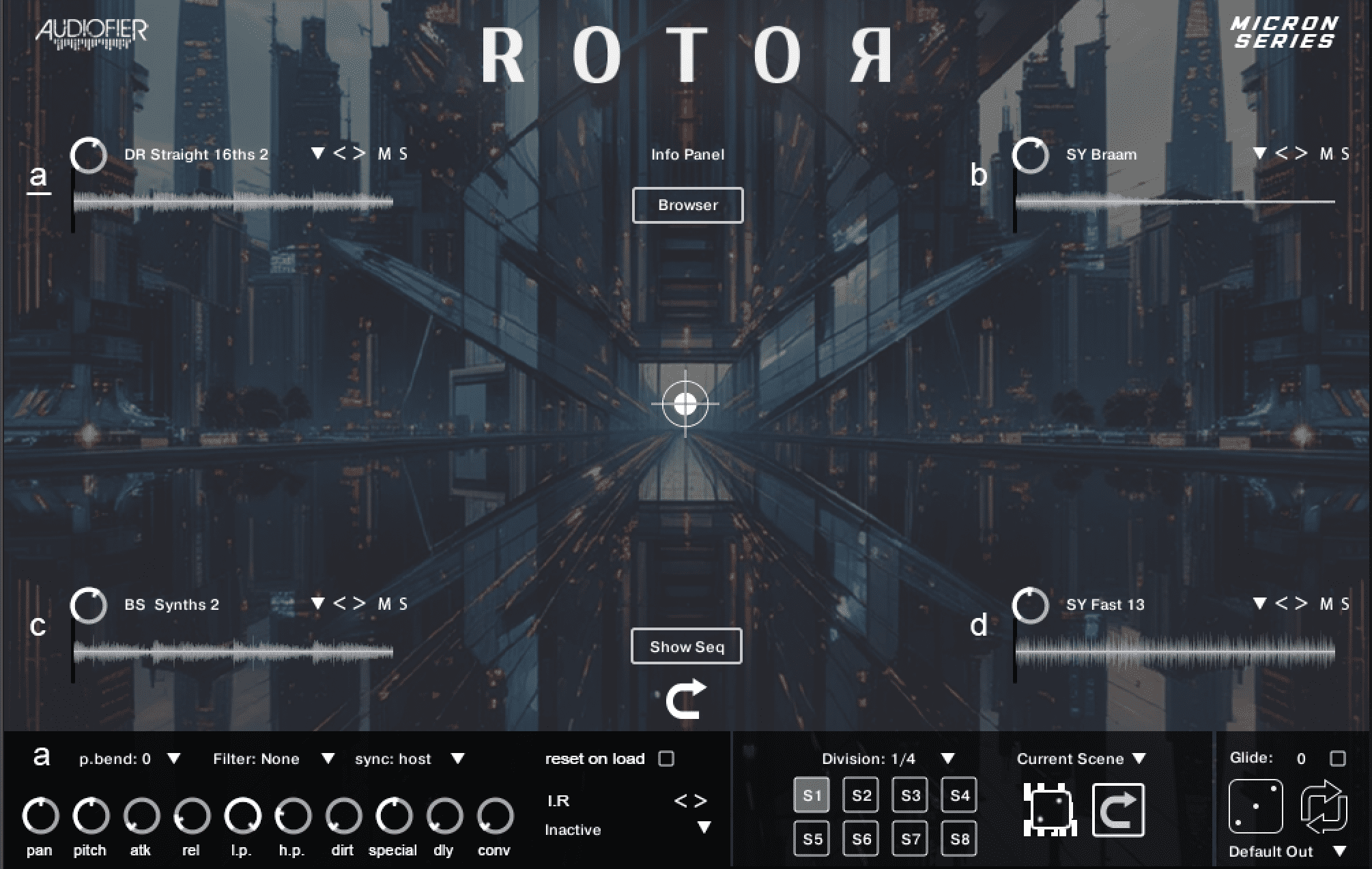 Audiofier - Micron – Rotor Kontakt Instruments Software GUI Artwork