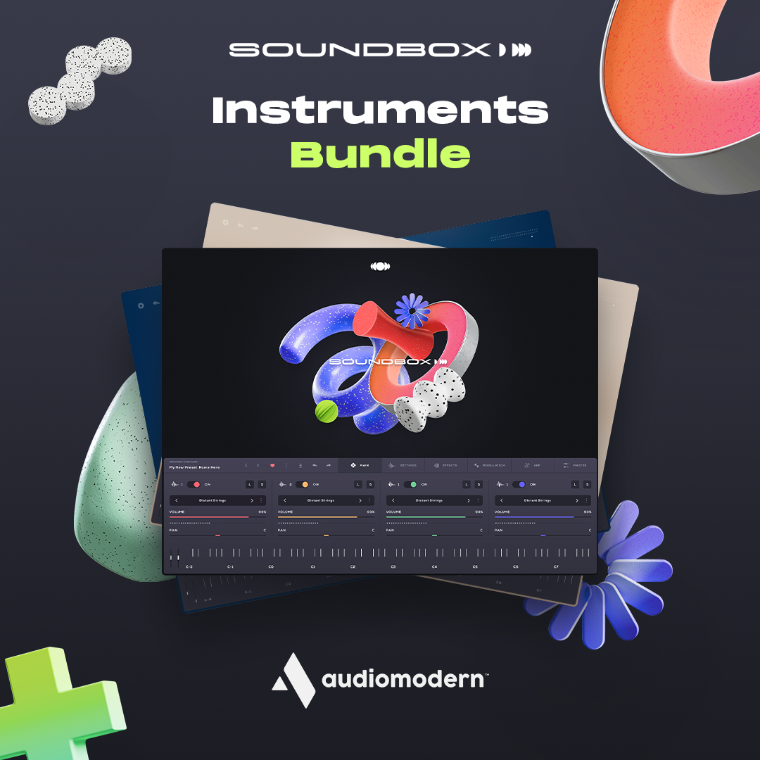 Audiomodern - Soundbox Bundle Plugins & FX Software GUI Artwork