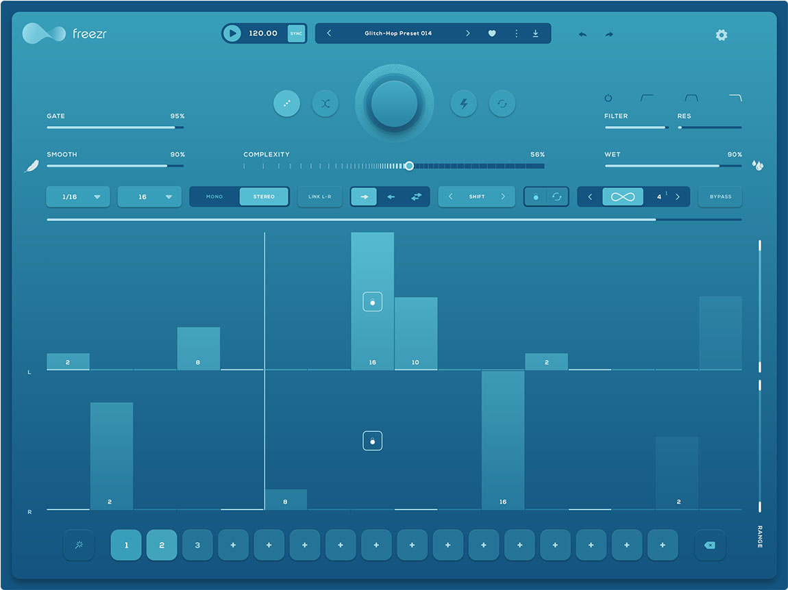 Audiomodern - Freezr Plugins & FX Software GUI Artwork