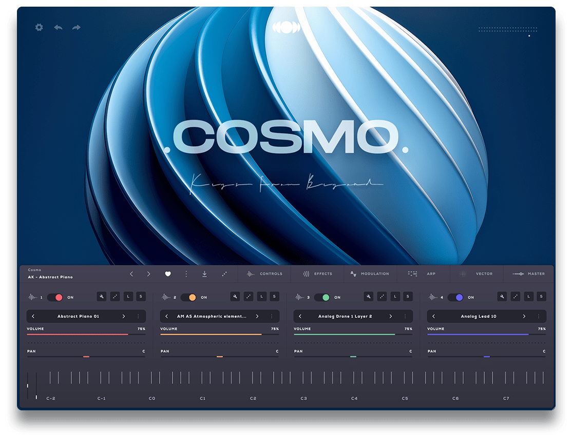Audiomodern - Cosmo: Soundbox Plugins & FX Software GUI Artwork