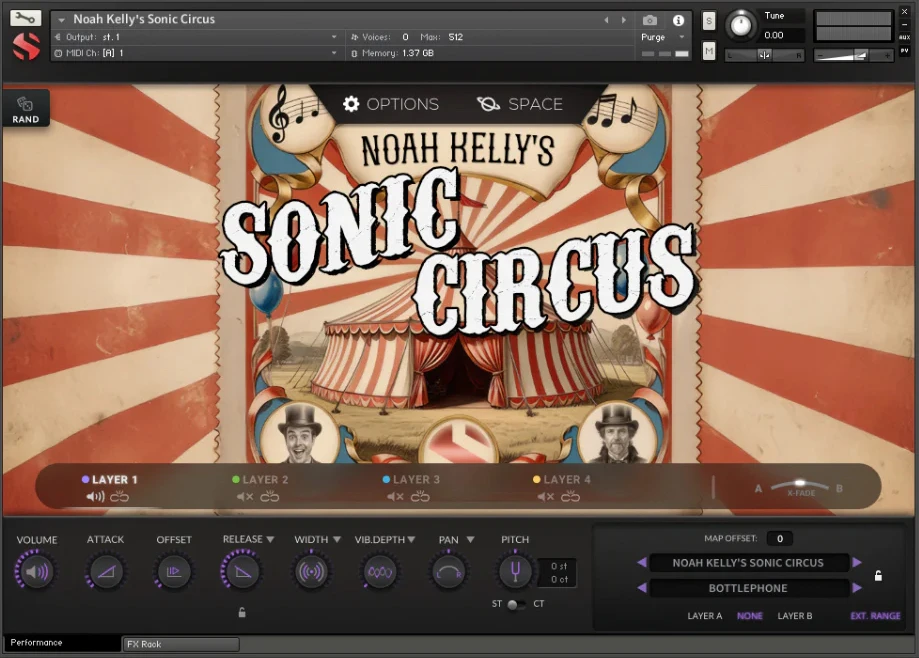 Soundiron - Noah Kelly’s Sonic Circus Screenshot 2
