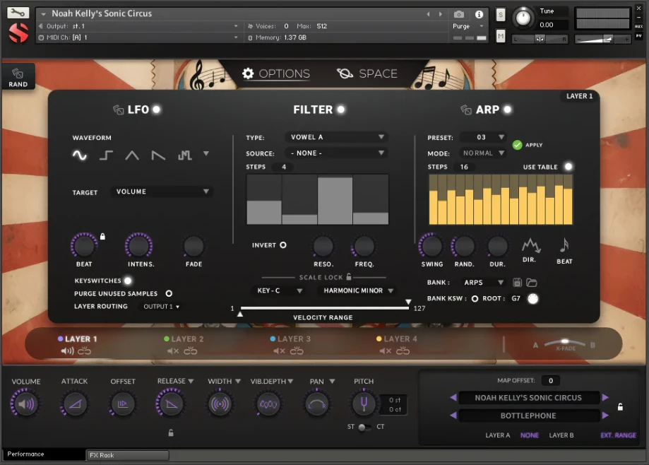 Soundiron - Noah Kelly’s Sonic Circus Screenshot 3