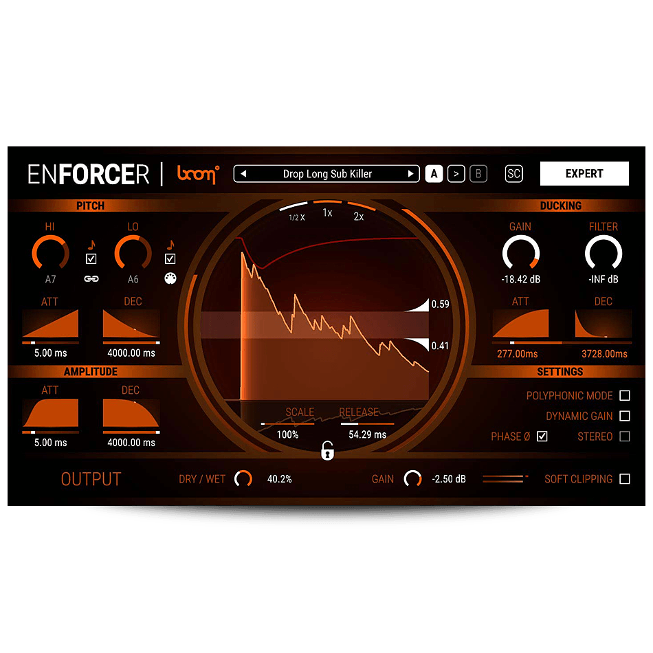 BOOM Library - Enforcer Plugins & FX Software GUI Artwork