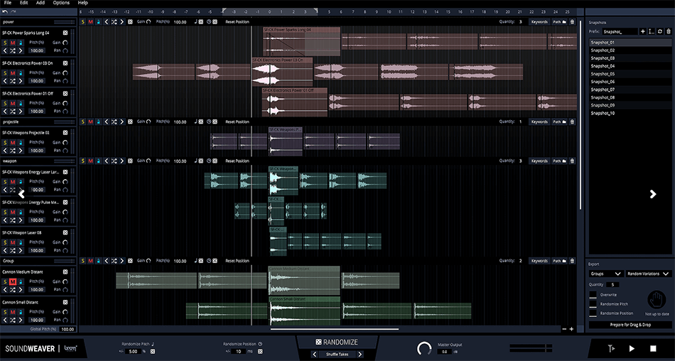 BOOM Library - SoundWeaver Screenshot 2