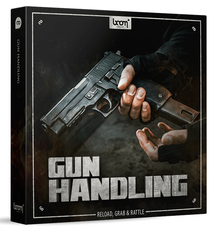 BOOM Library - Gun Handling Sample Packs Software GUI Artwork