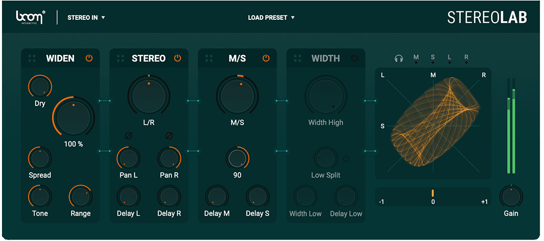 BOOM Library - Stereolab Plugins & FX Software GUI Artwork