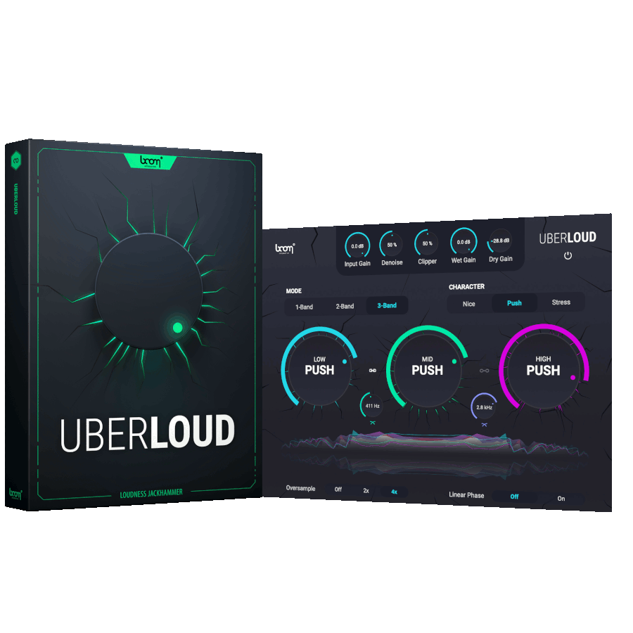 BOOM Library - Uberloud Plugins & FX Software GUI Artwork