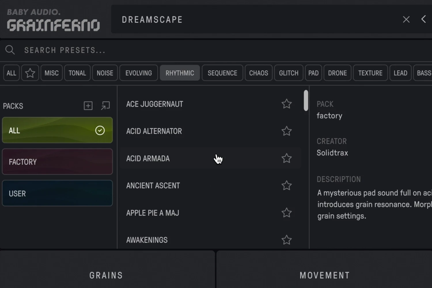 Baby Audio - Grainferno Screenshot 5