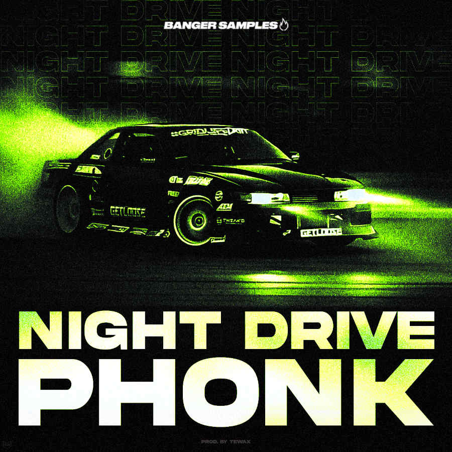 Banger Samples - Night Drive Phonk Sample Packs Software GUI Artwork