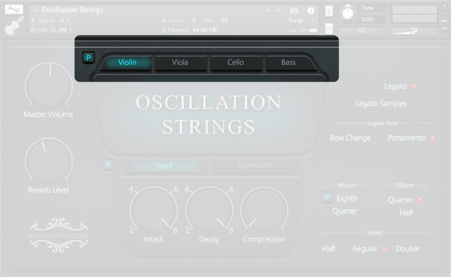 Osterhouse Sounds - Oscillation Strings Screenshot 2