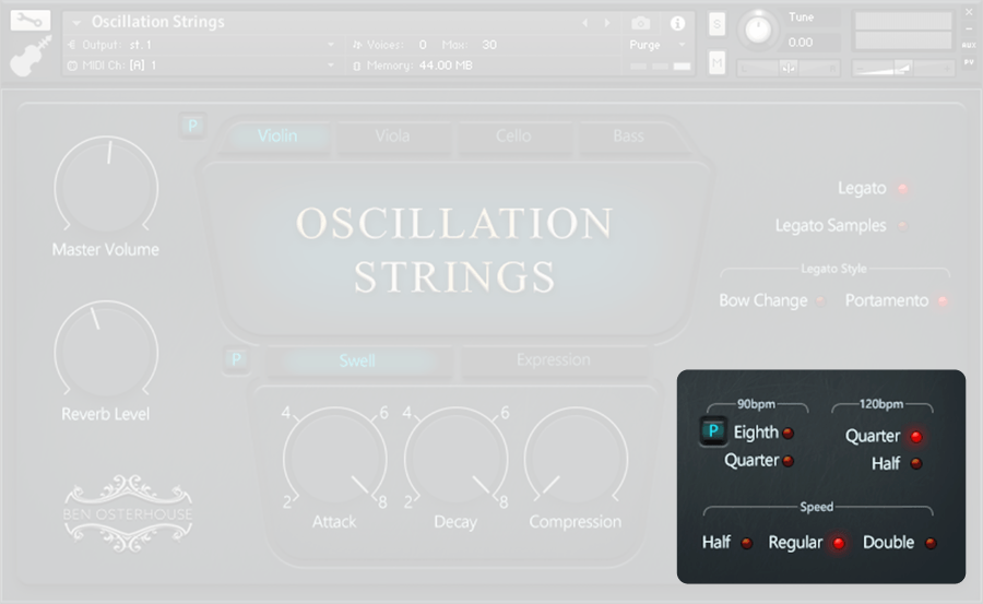 Osterhouse Sounds - Oscillation Strings Screenshot 3