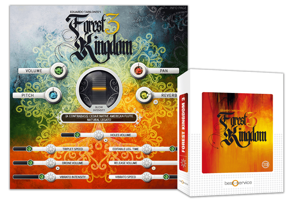 Best Service - Forest Kingdom 3 Kontakt Instruments Software GUI Artwork